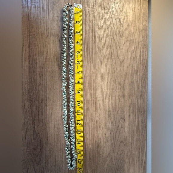 Boho Shell Bead Necklace | Beachy Coastal Summer Jewelry - Picture 4 of 4